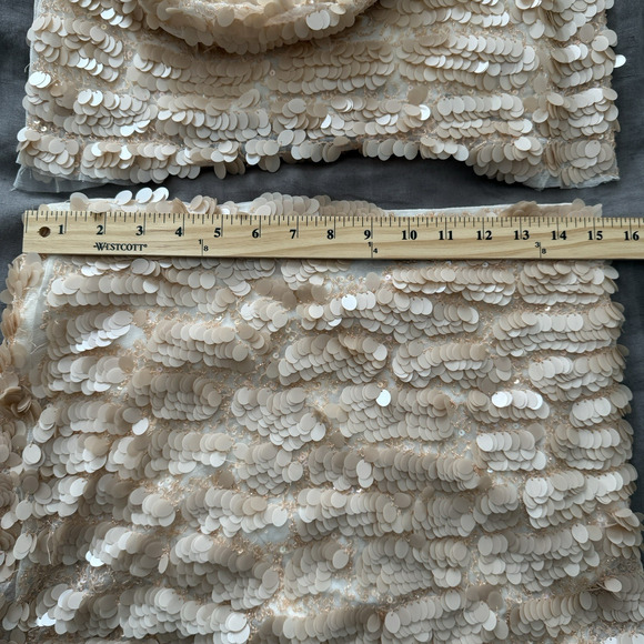 Free People Porter Sequin Top and Skirt Set Medium Boho Sold Out $350 Retail - Picture 13 of 16